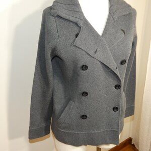 Lands'  End Gray  Sweater Size M 10-12
